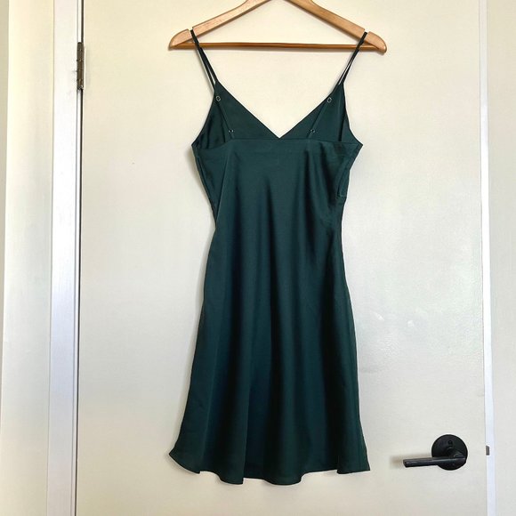 A&F Satin Slip Mini Dress - Picture 3 of 6